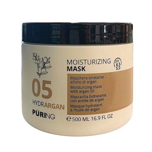 PURING 05 MASKA DO WŁOSÓW NORMALNYCH SUCHYCH MOISTURIZING HYDR ARGAN 500ml