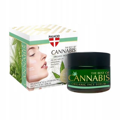 PALACIO SERUM KONOPNE DO TWARZY NAWILŻA I ROZJAŚNIA NA DZIEŃ I NOC 50 ml