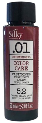 SILKY .01 FAST TONER 5.2 JASNY FIOLETOWY IRYSOWY BRĄZ 60ML