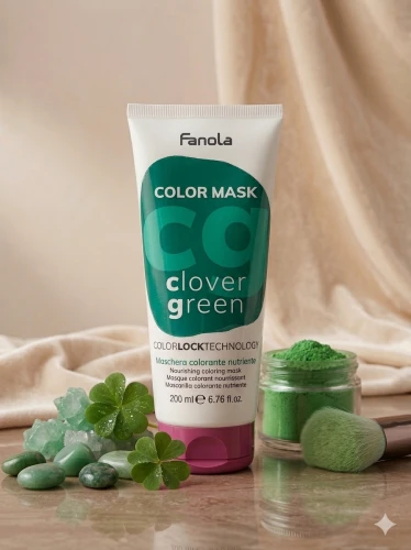 FANOLA COLOR MASK CLOVER GREEN MASKA KOLORYZUJĄCA ZIELONA 200ML