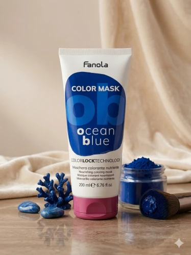 FANOLA COLOR MASK OCEAN BLUE MASKA KOLORYZUJĄCA NIEBIESKA 200ML