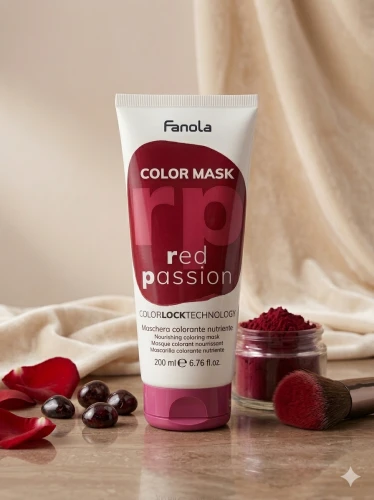 FANOLA COLOR MASK RED PASSION MASKA KOLORYZUJĄCA CZERWONA 200ML