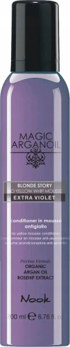 NOOK BLONDE STORY NO YELLOW EXTRA VIOLET- odżywka w piance no-yellow neutralizująca żółte refleksy 200ml