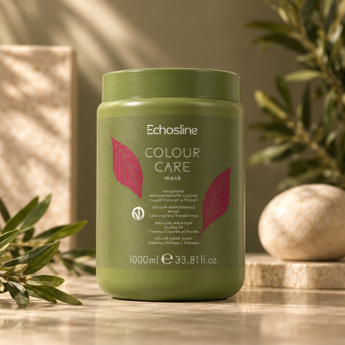 Echosline Colour Care maska do włosów farbowanych 1000 ml – profesjonalna maska pielęgnująca, wspomagająca ochronę koloru i podkreślenie intensywności barwy. Dostępna w sklepie internetowym ART FRYZ.