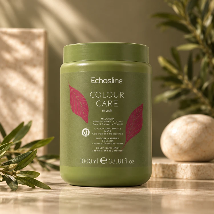 Echosline Colour Care maska do włosów farbowanych 1000 ml – profesjonalna maska pielęgnująca, wspomagająca ochronę koloru i podkreślenie intensywności barwy. Dostępna w sklepie internetowym ART FRYZ.