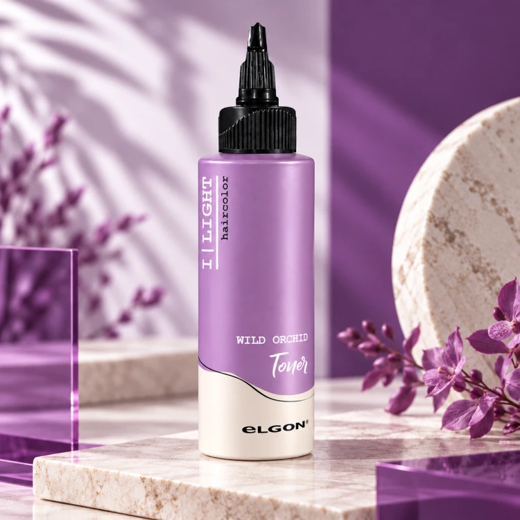 Elgon I-Light Wild Orchid 100 ml – profesjonalny fioletowy toner do włosów, który odświeża kolor, podkreśla intensywne fioletowe refleksy i nadaje fryzurze wyrazisty wygląd. Idealny do kreatywnej koloryzacji. Dostępny w sklepie ART FRYZ.